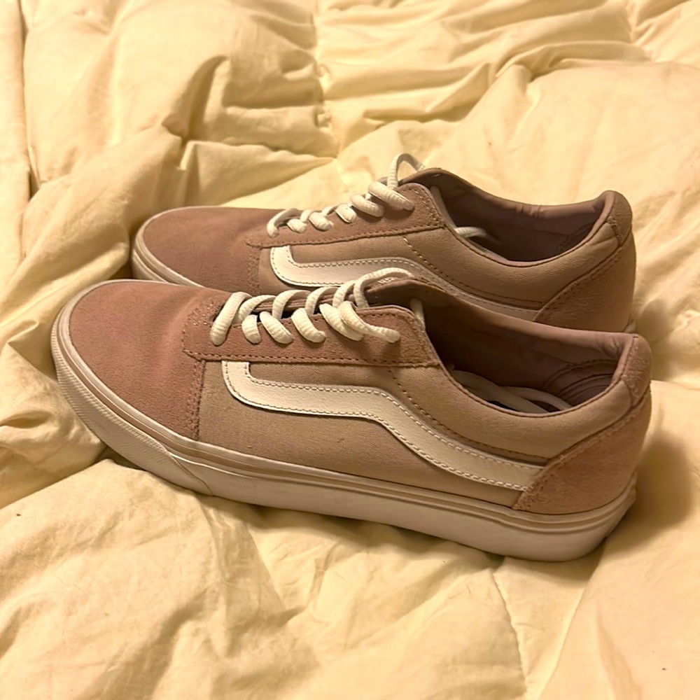 Pinkish-purple vans